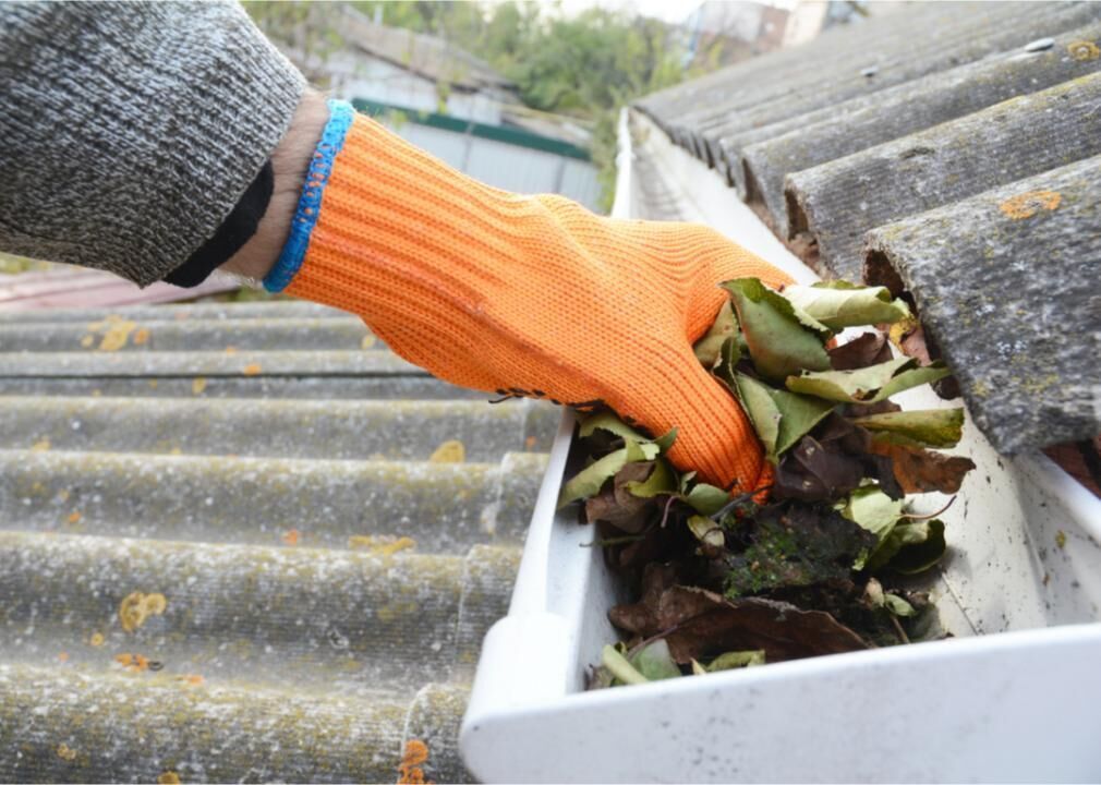 #12. Clear out gutters and outdoor drains